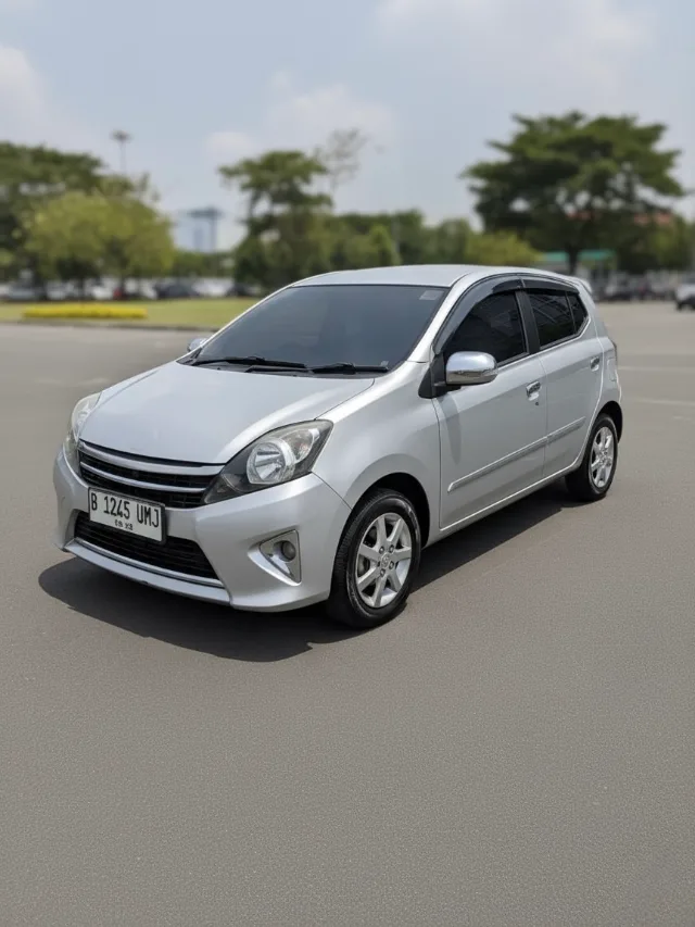 Toyota Agya G silver